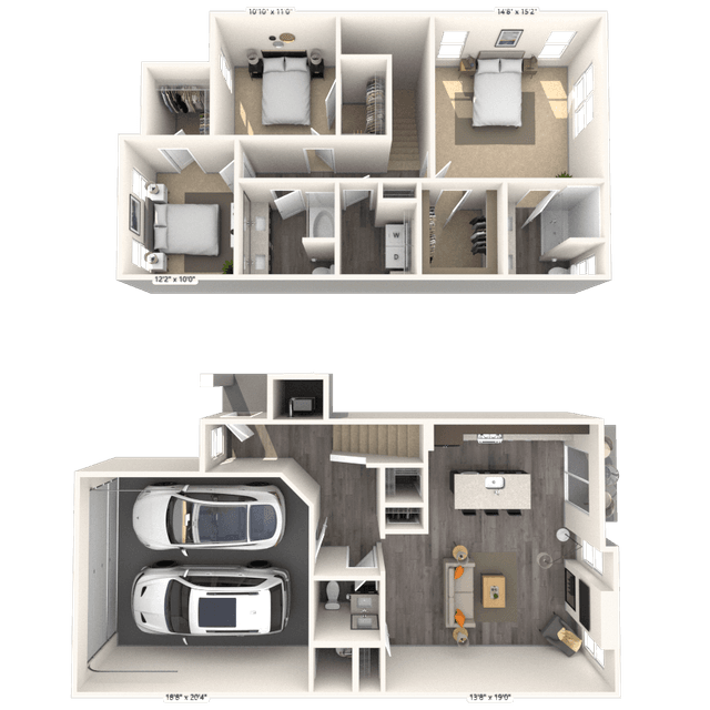 Floorplan image of unit 4003