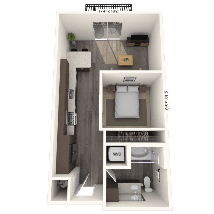 Floorplan image of unit 5213