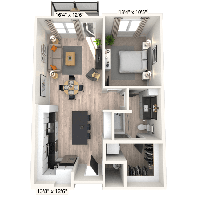 Floorplan image of unit 3093