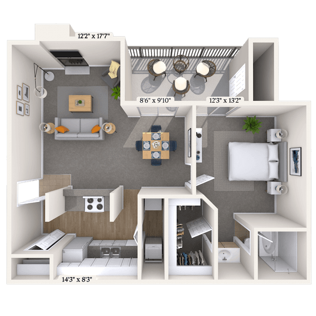 Floorplan image of unit 010122