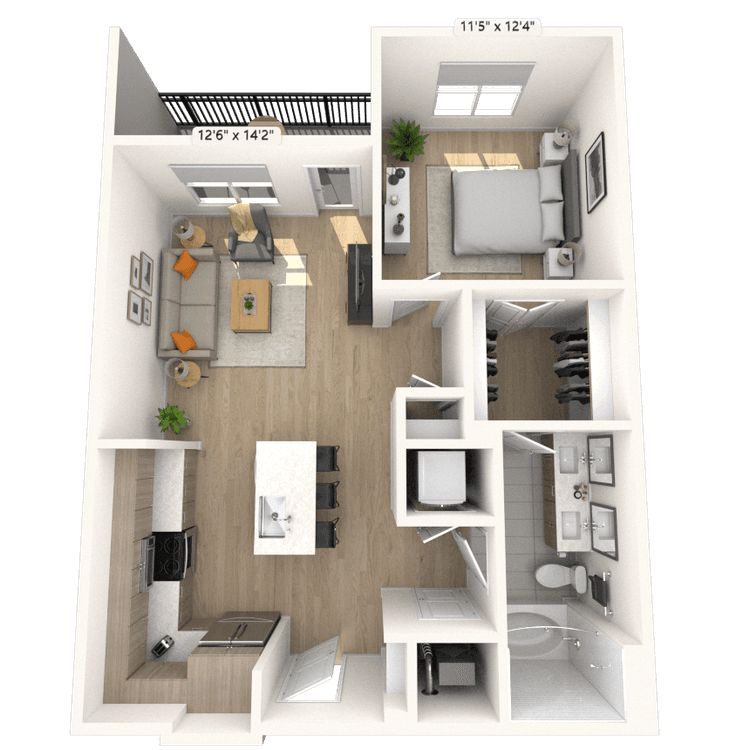 Floorplan image of unit 3149