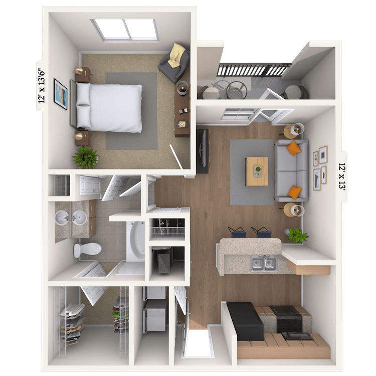 Floorplan image of unit 0707102