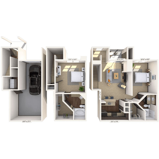 Floorplan image of unit 002020