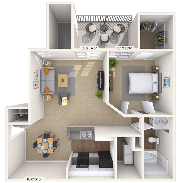 Floorplan image of unit 010103