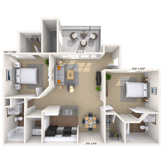 Floorplan image of unit 010820