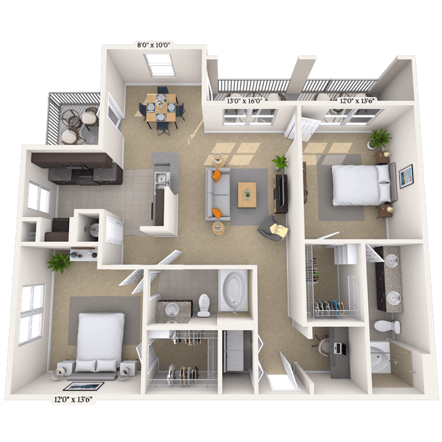 Floorplan image of unit 05511