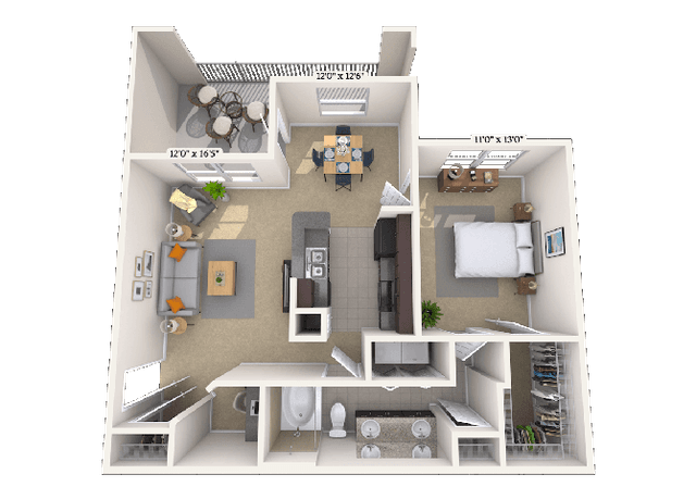 Floorplan image of unit 06627