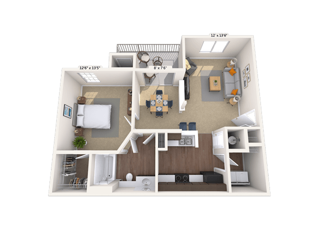 Floorplan image of unit 030314